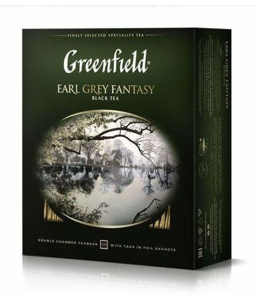 Чай черный Greenfield Earl Grey Fantasy 100 пак. × 2г