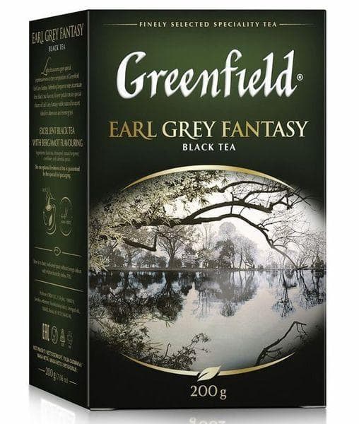 Чай черный Greenfield Earl Grey Fantasy листовой 200 г