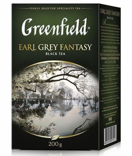 Чай черный Greenfield Earl Grey Fantasy листовой 200 г