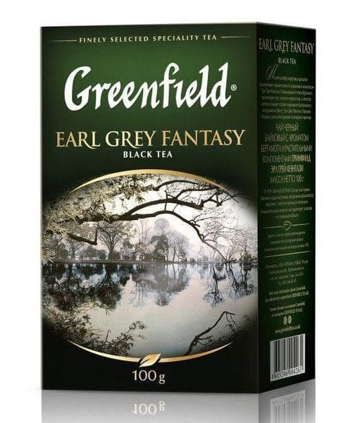 Чай черный Greenfield Earl Grey Fantasy листовой 100 г