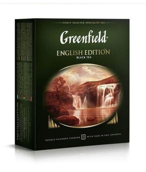 Чай черный Greenfield English Edition, 100 пак. х 2г