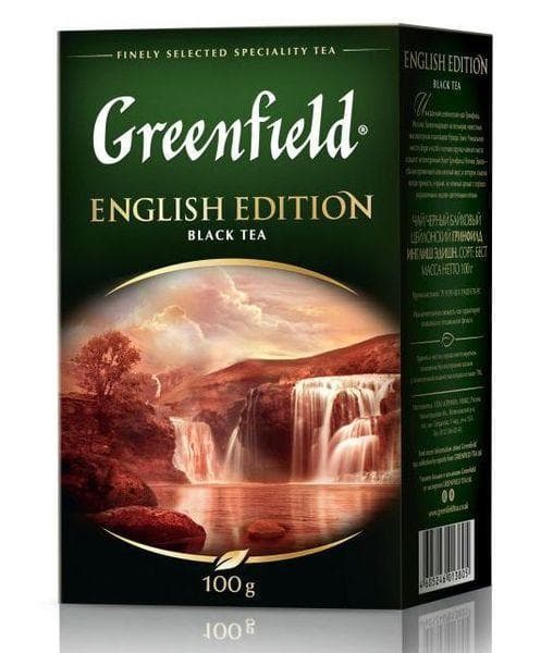 Чай черный Greenfield English Edition листовой 100г