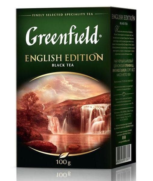 Чай черный Greenfield English Edition листовой 100 г