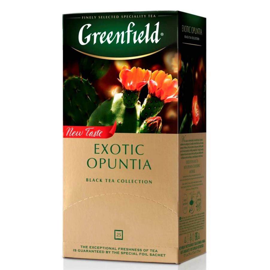 Чай черный Greenfield Exotic Opuntia 25 пак. × 1,5 г