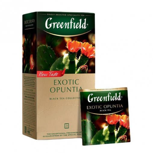 Чай черный Greenfield Exotic Opuntia 25 пак. × 1,5 г