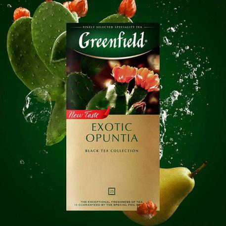 Чай черный Greenfield Exotic Opuntia 25 пак. × 1,5 г