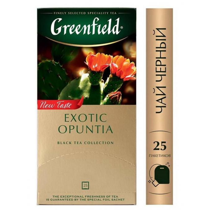 Чай черный Greenfield Exotic Opuntia 25 пак. × 1,5 г