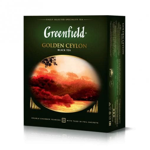 Чай черный Greenfield Golden Ceylon 100 пак. × 2г