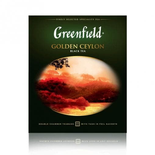 Чай черный Greenfield Golden Ceylon 100 пак. × 2г