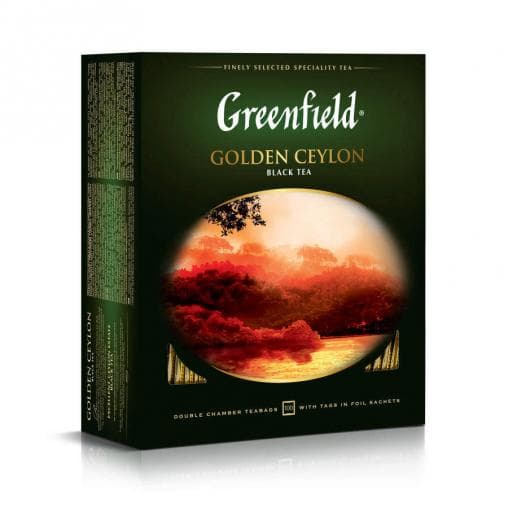 Чай черный Greenfield Golden Ceylon 100 пак. × 2г