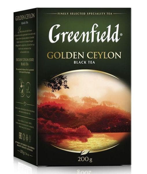 Чай черный Greenfield Golden Ceylon листовой 200 г