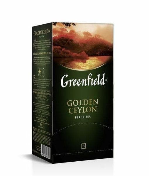 Чай черный Greenfield Golden Ceylon 25 пак. × 2г