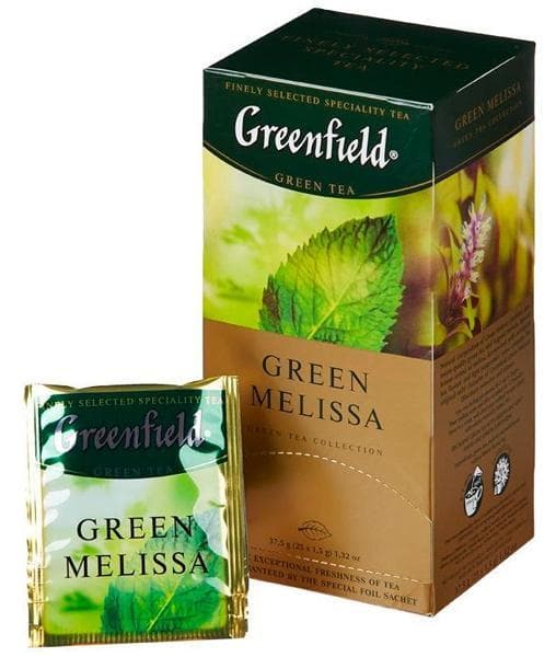 Чай зеленый Greenfield Green Melissa 25 пак. × 1,5г