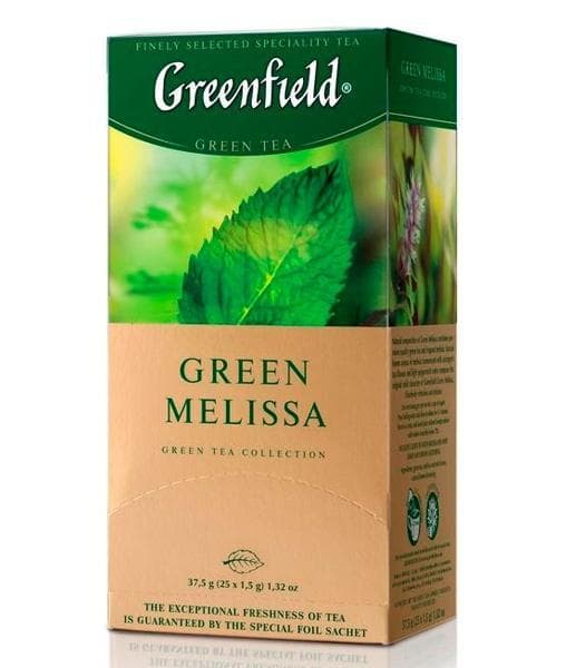 Чай зеленый Greenfield Green Melissa 25 пак. × 1,5г