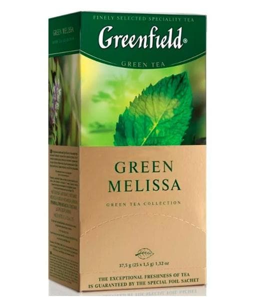 Чай зеленый Greenfield Green Melissa 25 пак. × 1,5г