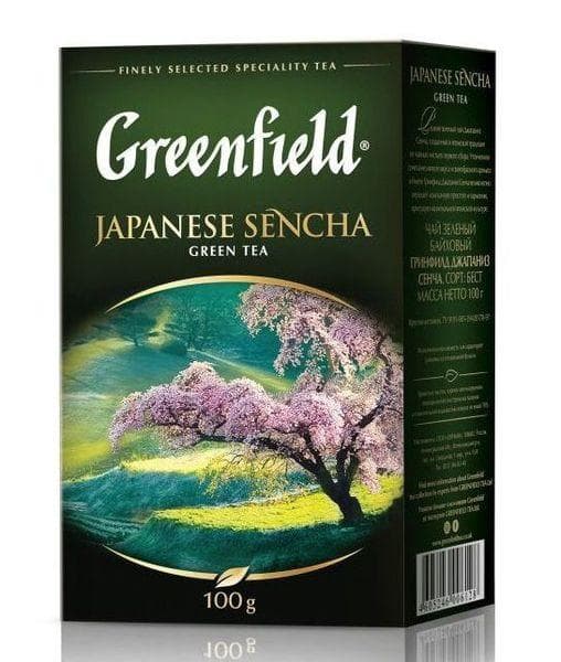 Чай зелёный Greenfield Japanese Sencha листовой 100г