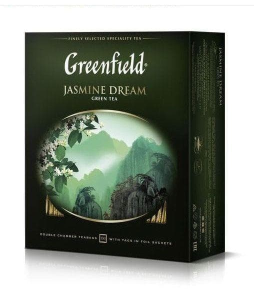 Чай зелёный Greenfield Jasmine Dream 100 пак. х 2г