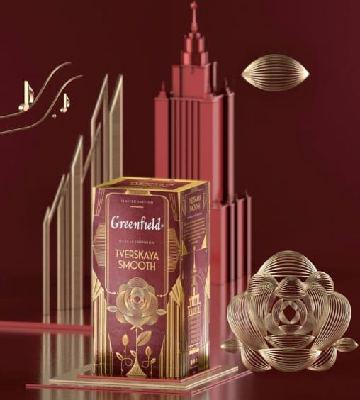 Чайн. напиток Greenfield Tverskaya Smooth 25 пак. × 1,5г