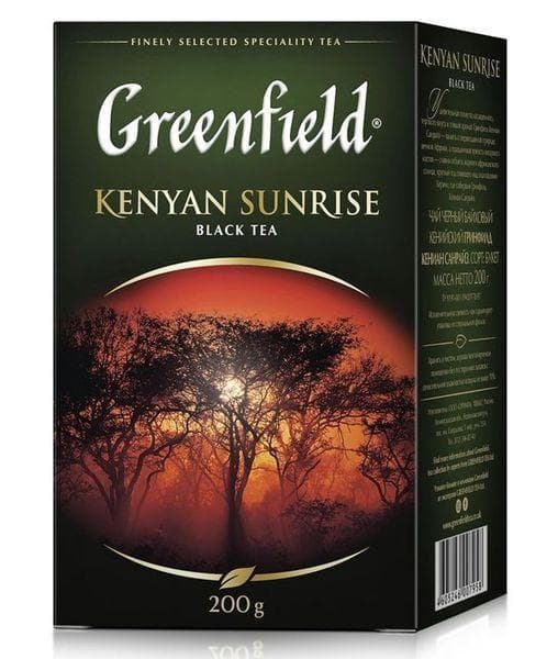 Чай черный Greenfield Kenyan Sunrise листовой 200 г