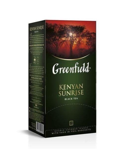 Чай черный Greenfield Kenyan Sunrise 25 пак. × 2 г