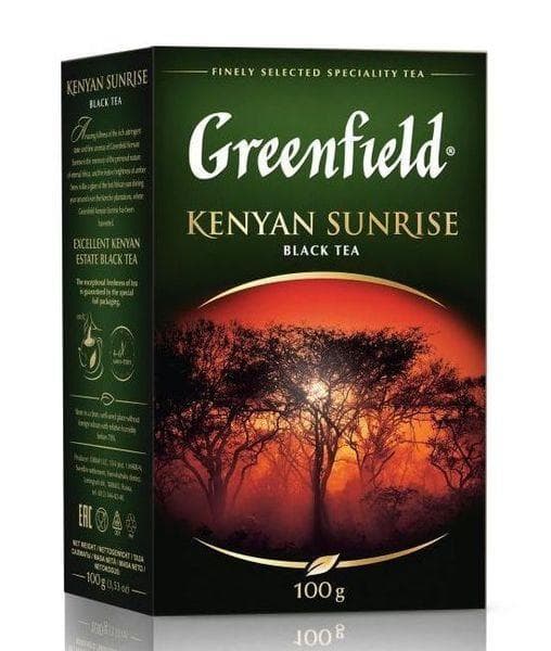 Чай черный Greenfield Kenyan Sunrise листовой 100 г