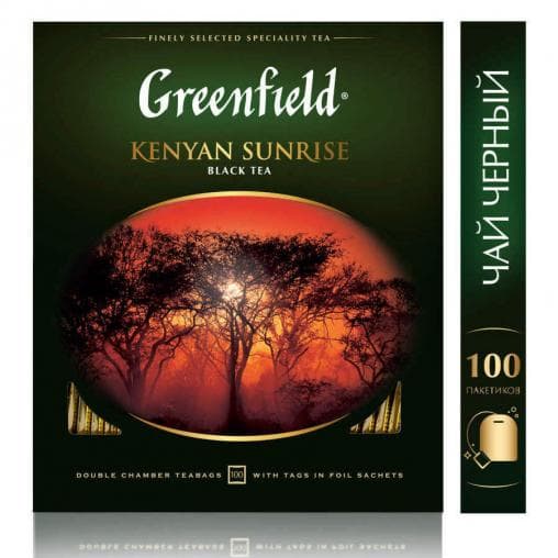 Чай черный Greenfield Kenyan Sunrise 100 пак. × 2г