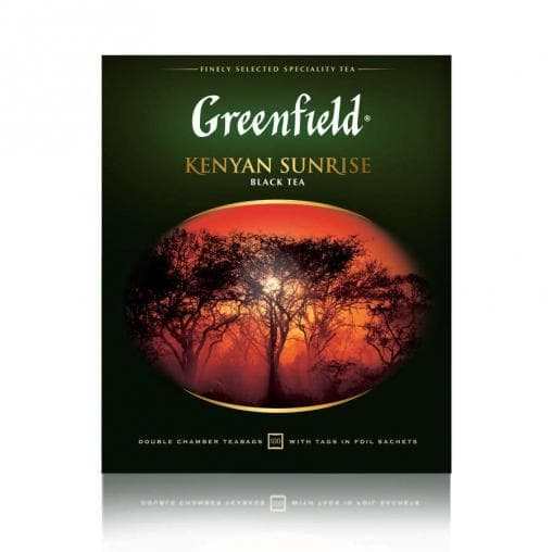 Чай черный Greenfield Kenyan Sunrise 100 пак. × 2г