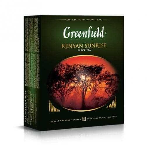 Чай черный Greenfield Kenyan Sunrise 100 пак. × 2г