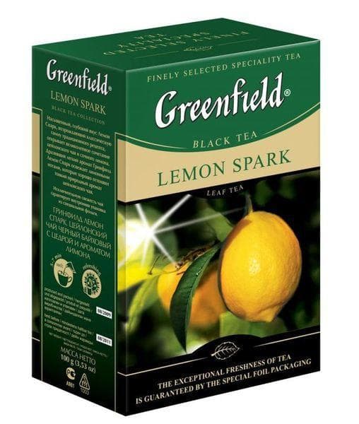 Чай черный Greenfield Lemon Spark листовой 100 г