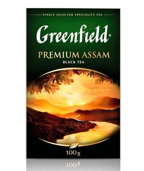 Чай черный Greenfield Premium Assam листовой 100г