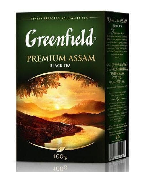 Чай черный Greenfield Premium Assam листовой 100 г