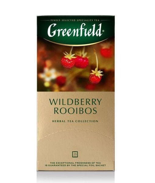 Чай травяной Greenfield Wildberry Rooibos 25 пак. × 1,5г