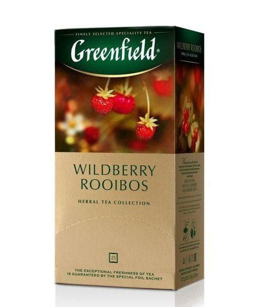 Чай травяной Greenfield Wildberry Rooibos 25 пак. × 1,5г