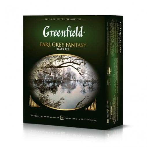 Чай черный Greenfield Earl Grey Fantasy 100 пак. × 2г