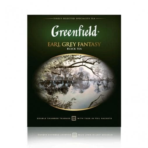 Чай черный Greenfield Earl Grey Fantasy 100 пак. × 2г