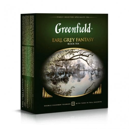 Чай черный Greenfield Earl Grey Fantasy 100 пак. × 2г