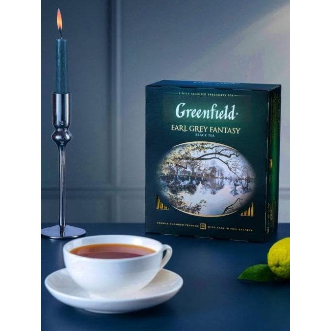 Чай черный Greenfield Earl Grey Fantasy 100 пак. × 2г