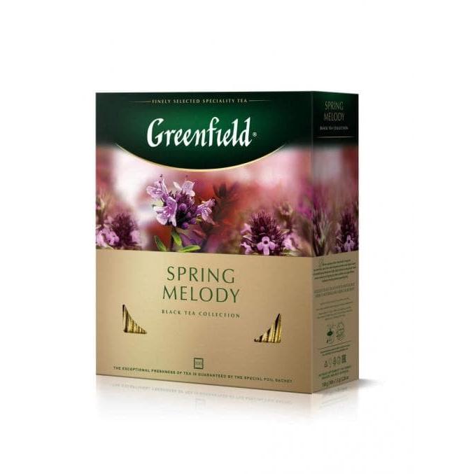 Чай чёрный Greenfield Spring Melody 100 пак. × 1,5г