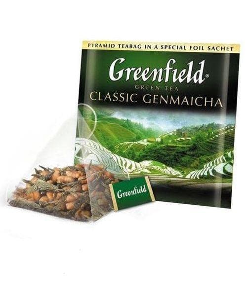 Чай зеленый Greenfield Classic Genmaicha 20 пирам. × 1,8г