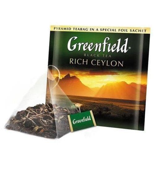 Чай черный Greenfield Rich Ceylon 20 пирам. × 2г