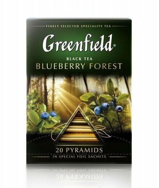 Чай черный Greenfield Blueberry Forest (20 пирам. х 1,8г)