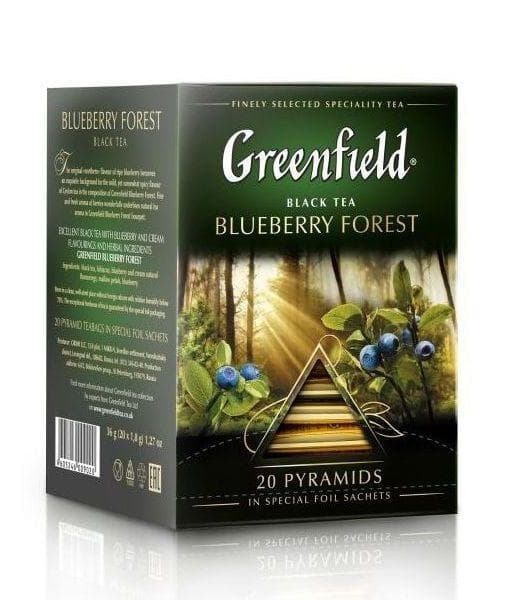 Чай черный Greenfield Blueberry Forest 20 пирам. × 1,8г