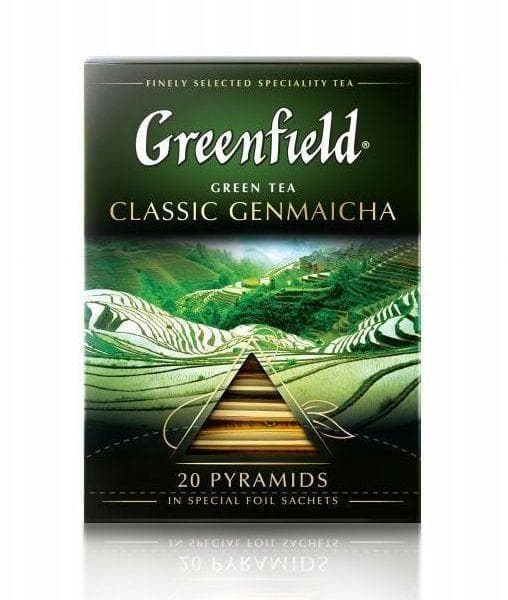 Чай зеленый Greenfield Classic Genmaicha 20 пирам. × 1,8г