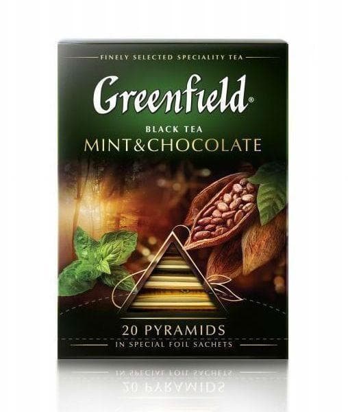 Чай черный Greenfield Mint & Chocolate 20 пирам. × 1,8г