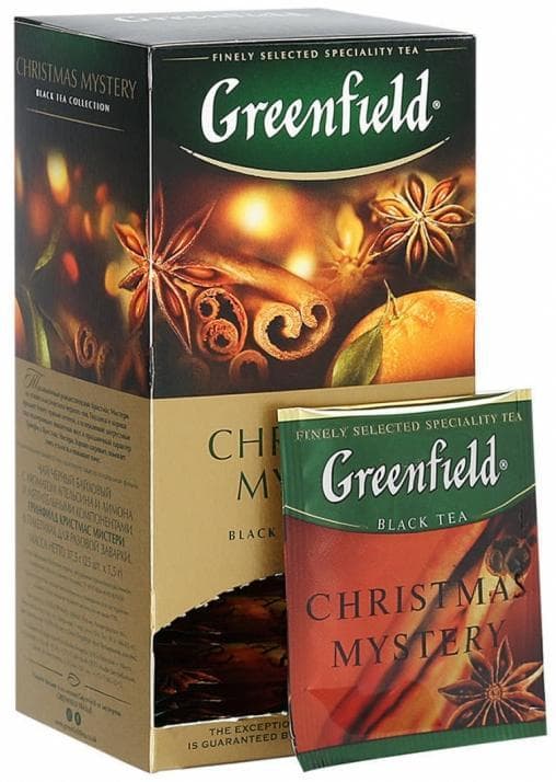 Чай черный Greenfield Christmas Mystery (25 пак. х 1,5г)