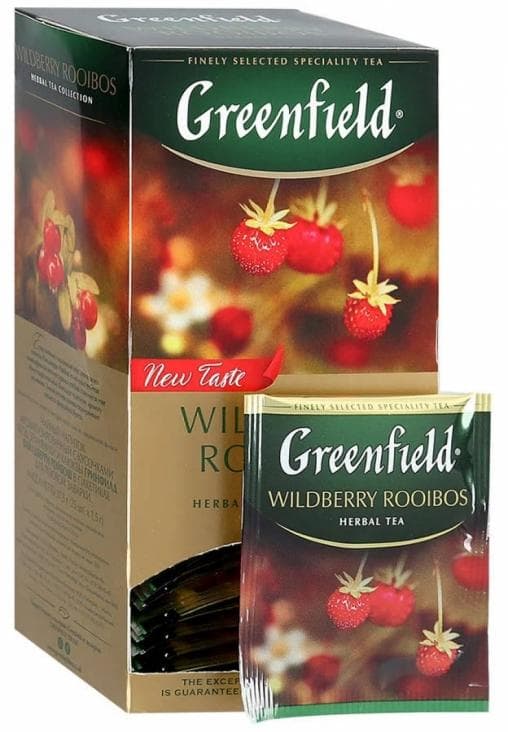 Чай травяной Greenfield Wildberry Rooibos 25 пак. × 1,5г