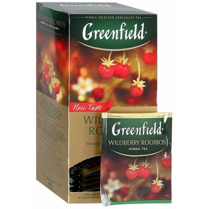 Чай травяной Greenfield Wildberry Rooibos 25 пак. × 1,5г