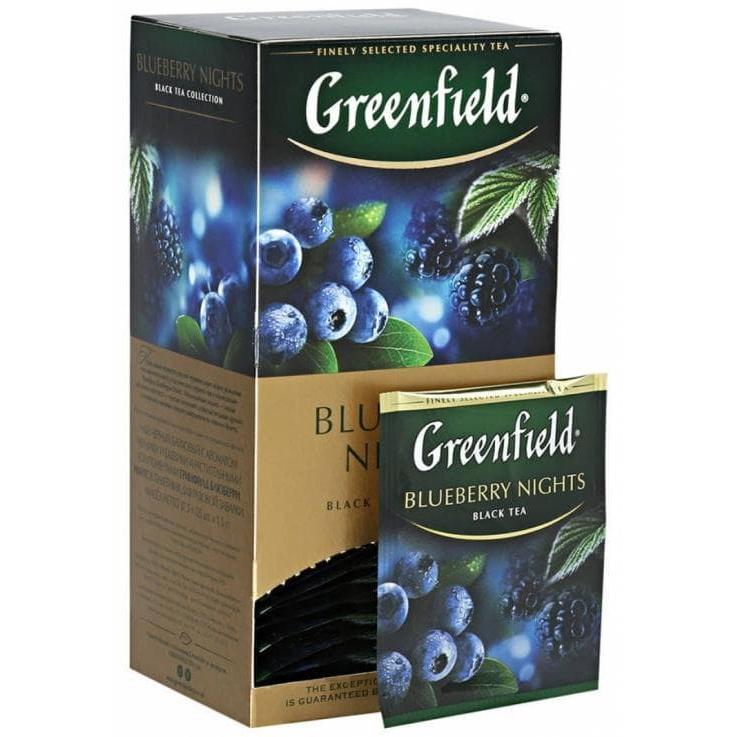 Чай черный Greenfield Blueberry Nights 25 пак. × 1,5 г