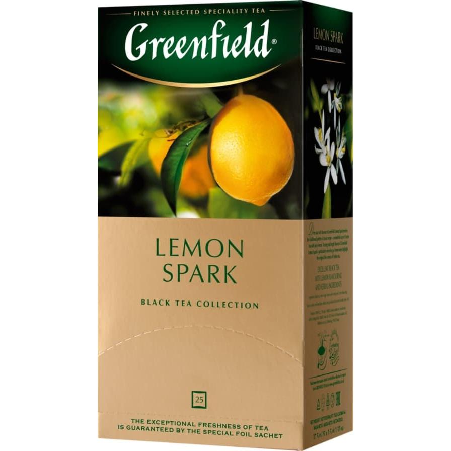 Чай черный Greenfield Lemon Spark 25 пак. × 1,5г