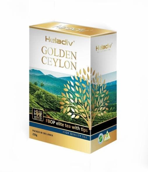 Чай Heladiv Golden Ceylon FBOP элитный с типсами 250г